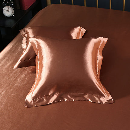 Pure color silk square pillowcase - Wnkrs