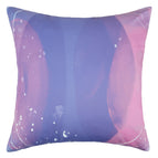 4pcs 18x18in / Purple and pink with circular shapes