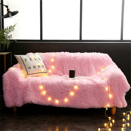 Double-layer long plush blanket - Wnkrs