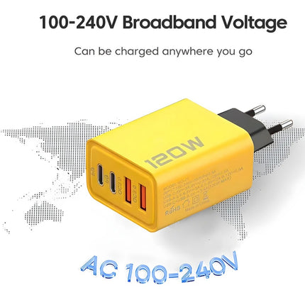 4-Port USB C PD Charger with Quick Charge 3.0