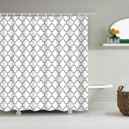 Waterproof Geometric Pattern Shower Curtains - Wnkrs
