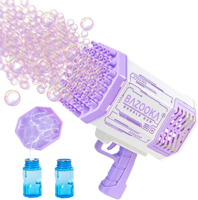 Pistola de burbujas mágica con luz