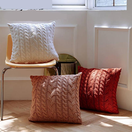 Housse de coussin en acrylique au design scandinave