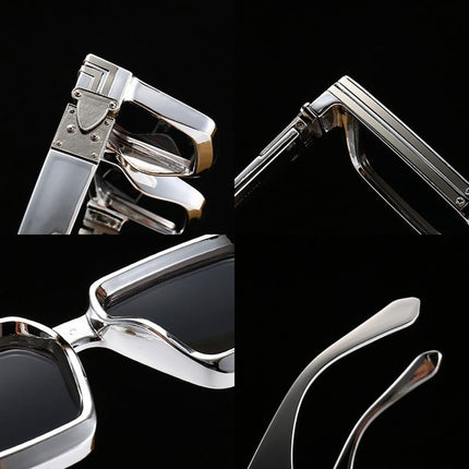 Geometric Design Sunglasses - Wnkrs