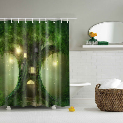 Waterproof 3D Bath Curtains for Bathroom - Wnkrs