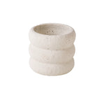Blanco crema / 13 x 13 x 14,5 cm