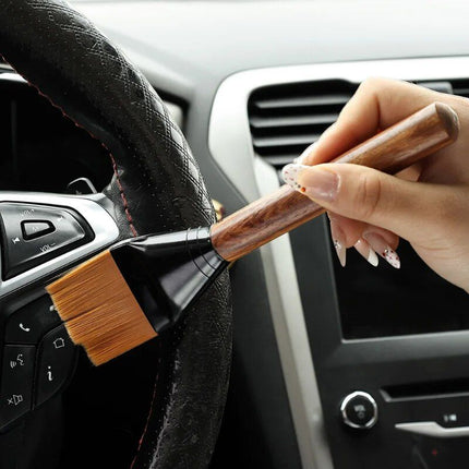 Cleaning Brush Wood Handle Tools Car Interior - Wnkrs