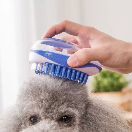 Brosse de bain et peigne de massage 2 en 1 pour animaux de compagnie