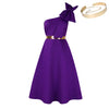 Morado con cinturón