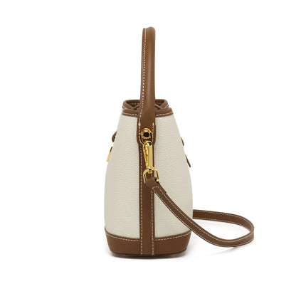 Sac fourre-tout de luxe en cuir véritable pour femme