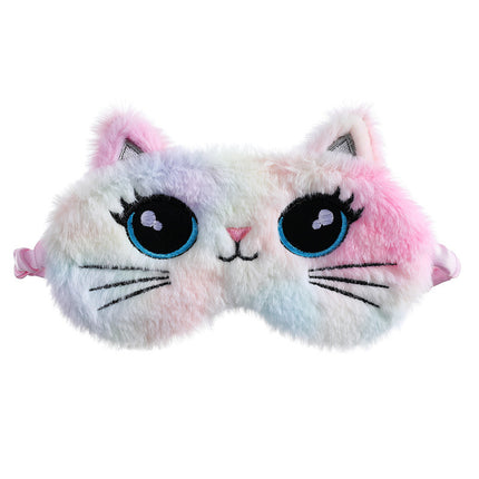 Masque pour les yeux en peluche mignon