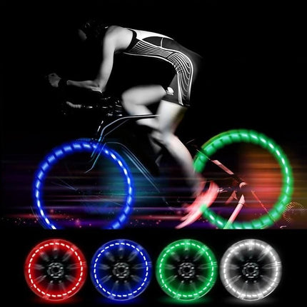 Solar-Powered LED Car Wheel Lights - Wnkrs