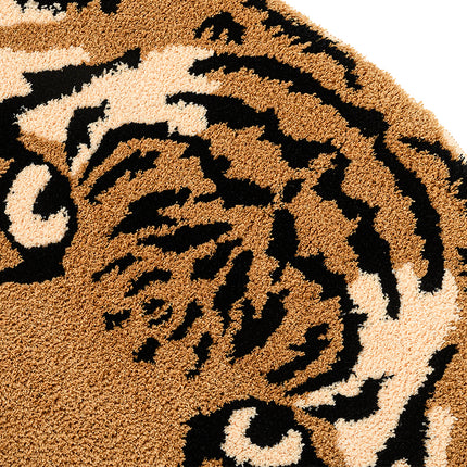 Tapis touffeté à tête de tigre pour salon et chambre d'enfant