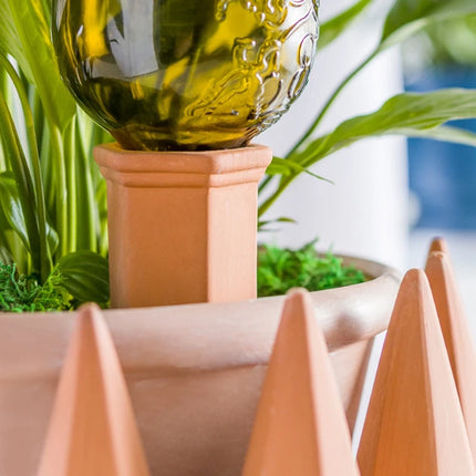 4-Piece Terracotta Plant Watering Spikes