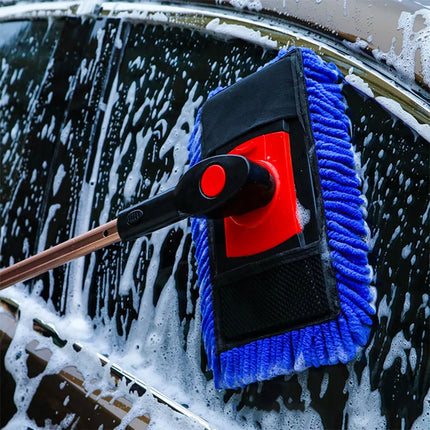 Balai-brosse télescopique pour lavage de voiture