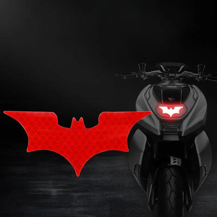 Bat Shape Reflective Safety Stickers for Vehicles & Helmets - Wnkrs