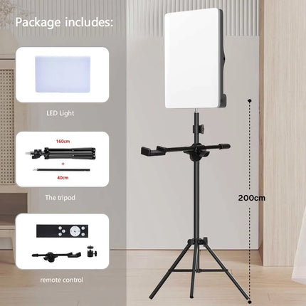 Kit de iluminación LED para estudio fotográfico de 200 cm