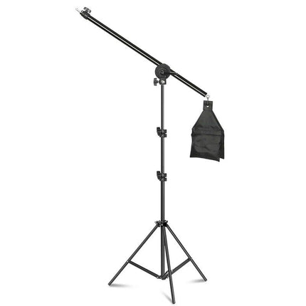 Professional Telescopic Boom Arm Light Stand with Sandbag for Studio Lighting - Wnkrs