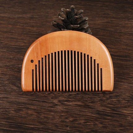 Portable Wooden Hair and Beard Comb