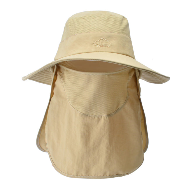 Casquette de pêcheur à protection UV QuickDry avec couvre-cou