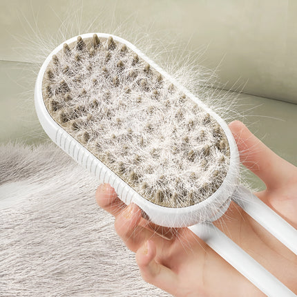 Brosse à cheveux électrique à vapeur pour animaux de compagnie