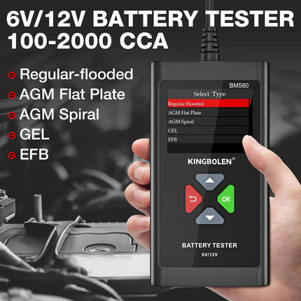 12V 6V Car Battery Tester - Wnkrs