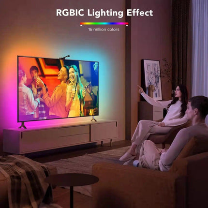 4K HDMI-Compatible Smart LED TV Backlight Strip with Color Sync and App Control - Wnkrs