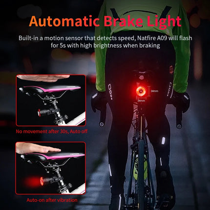 Smart Auto Brake Sensing Bicycle Tail Light
