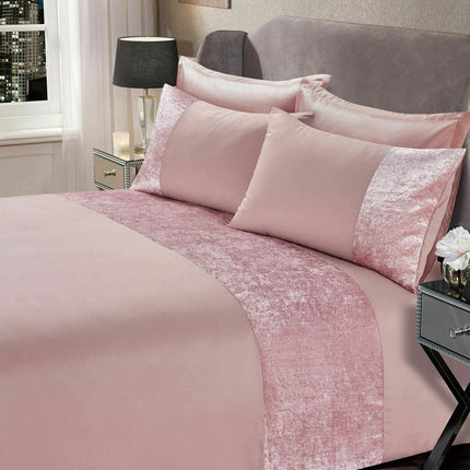 Pressed velvet panel duvet cover - Wnkrs