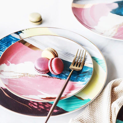 Watercolor Dessert  Plates - Wnkrs