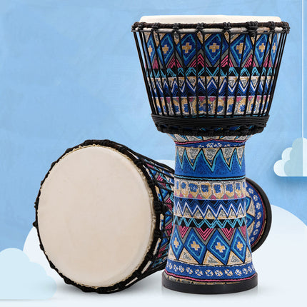 Qiangu Sheepskin African Drum Cloth Handmade Drum For Children''s Kindergarten Beginners 8 "10" Professional Yunnan Lijiang Drum - Wnkrs