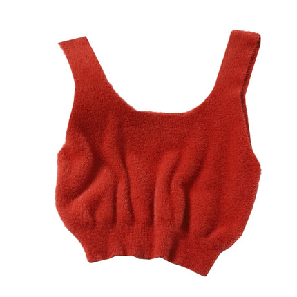 Warm Knitted Crop Top for Women - Wnkrs