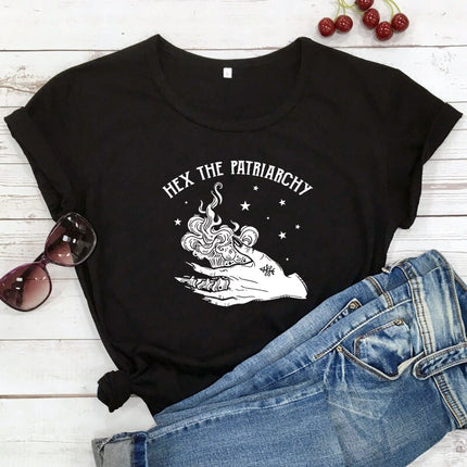 Women's Witchy Patterned T-Shirt - Wnkrs