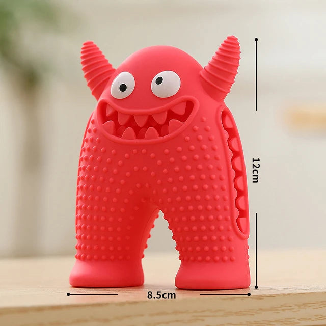Jouet interactif en silicone pour chien