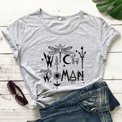 Women's Witchy Cotton T-Shirt - Wnkrs