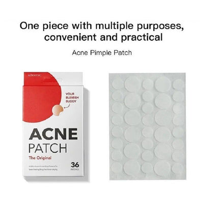 36 Patches/Box Hydrocolloid Acne Pimple Patch - Wnkrs