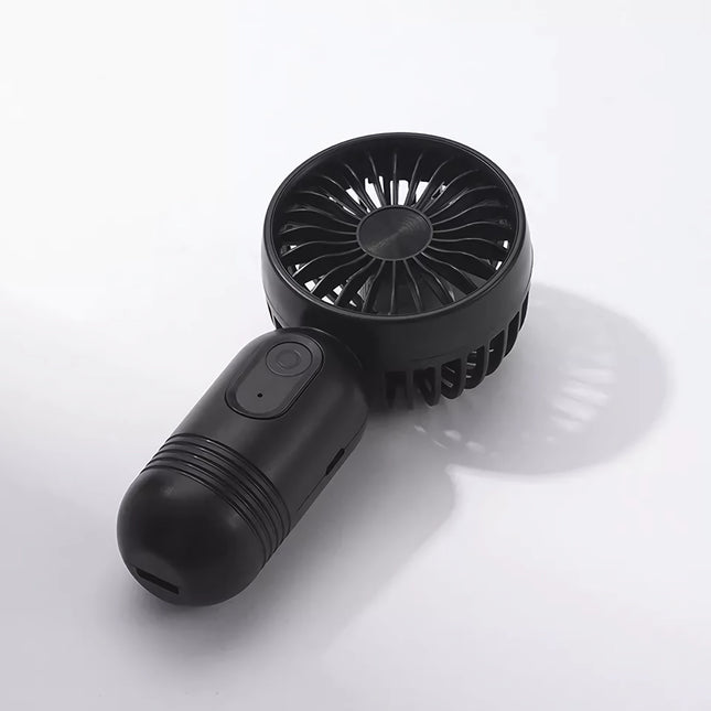 Mini ventilador portátil recargable por USB con 3 velocidades