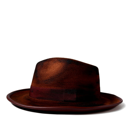 Sombrero Fedora clásico de lana para mujeres y hombres: sombrero retro de ala ancha para festivales de jazz