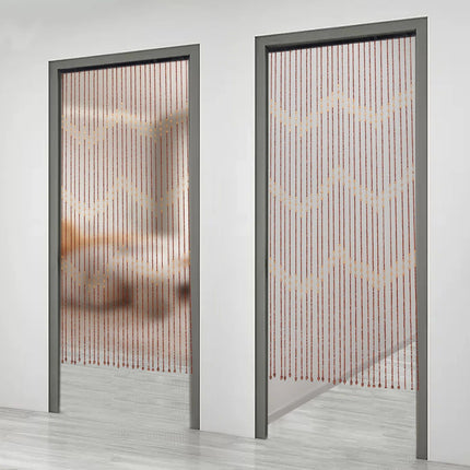 Eco-Friendly Bamboo & Wood Beaded Curtain for Doorways - Wnkrs