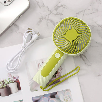 Mini Handheld USB Rechargeable Fan - 3-Speed Portable Air Cooler