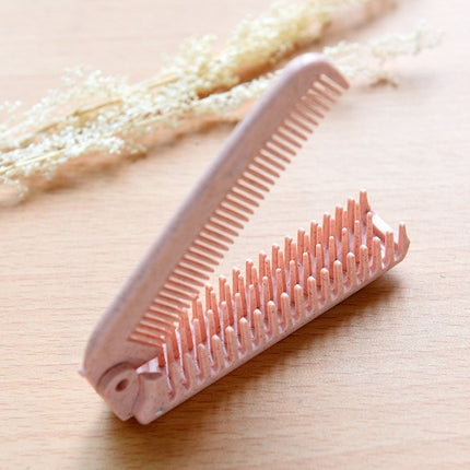 Brosse à cheveux et peigne antistatiques pliables et portables