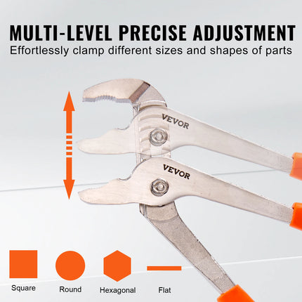 Jeu de pinces en acier à haute teneur en carbone 8 pièces avec sac à outils