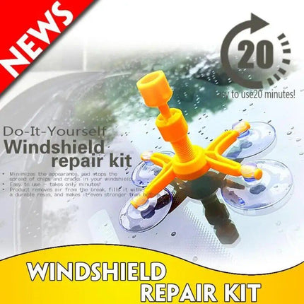 DIY Windscreen Crack Repair Kit - Quick Fix Glass Resin Sealer for Car Windows - Wnkrs