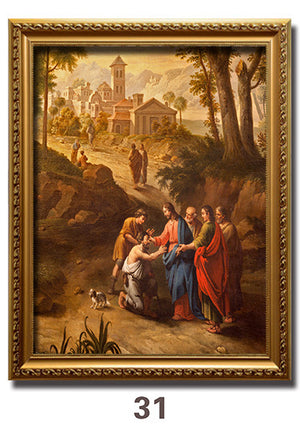 Jesus Portrait Immanuel Lord Christian Decorative Painting - Wnkrs