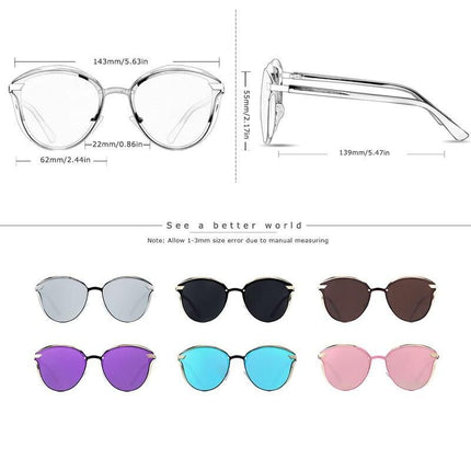 Chic Vintage Polarized Cat Eye Sunglasses for Women - Wnkrs