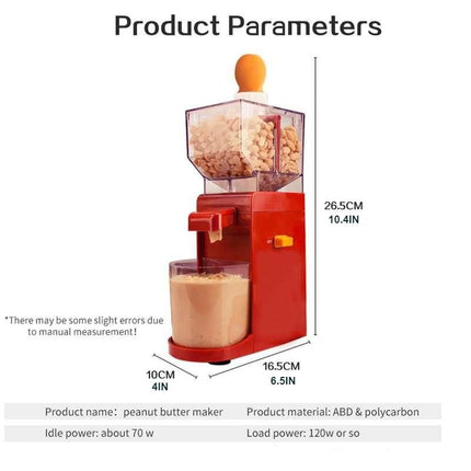 Compact High-Efficiency Electric Nut Butter Processor - Wnkrs