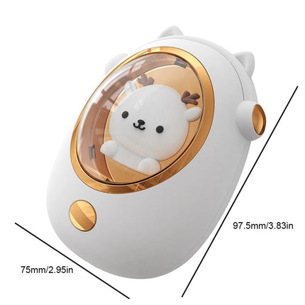 Rechargeable Cute Deer Mini Hand Warmer Portable Heater - Wnkrs