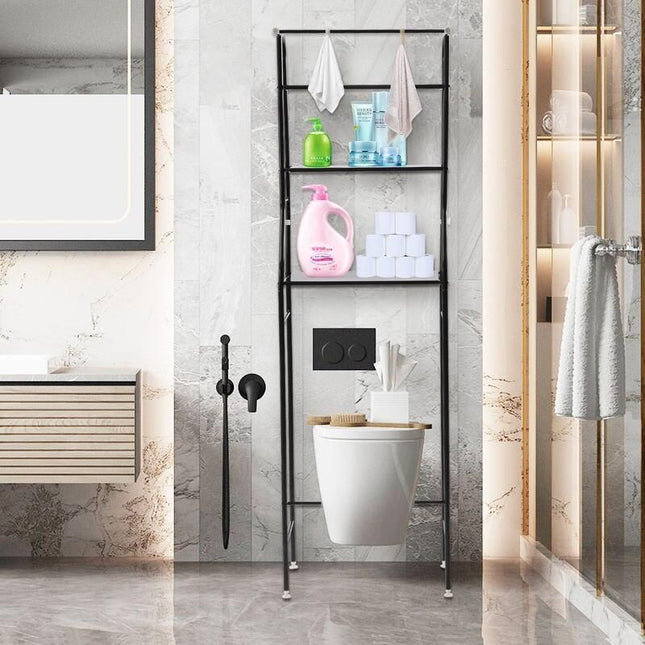 3-Tier Metal Over-The-Toilet Storage Shelf - Wnkrs