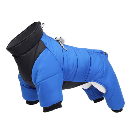 Manteau d'hiver imperméable pour chien avec anneau en D 