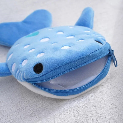 Kawaii Whale Shark Plush Coin Purse